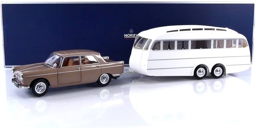Amazon.com: Norev NV184837 1:18 404 1965-Brown Metallic with